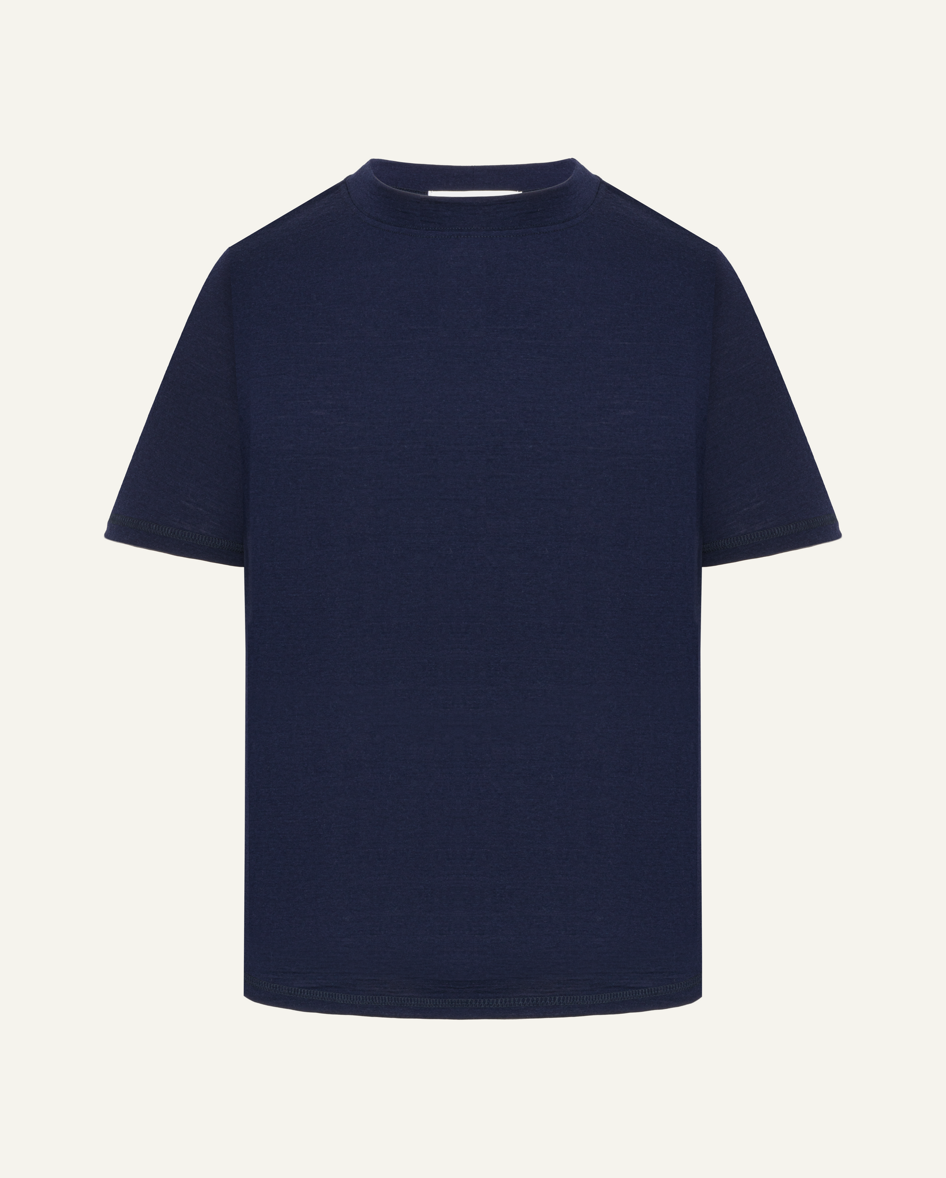 Men's Merino Wool Sports T-shirt - Dark Blue-0