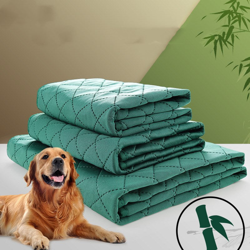 Natural Bamboo Fiber Pet Fixed-Point Training Deodorant Moisture-Proof Dog Pad