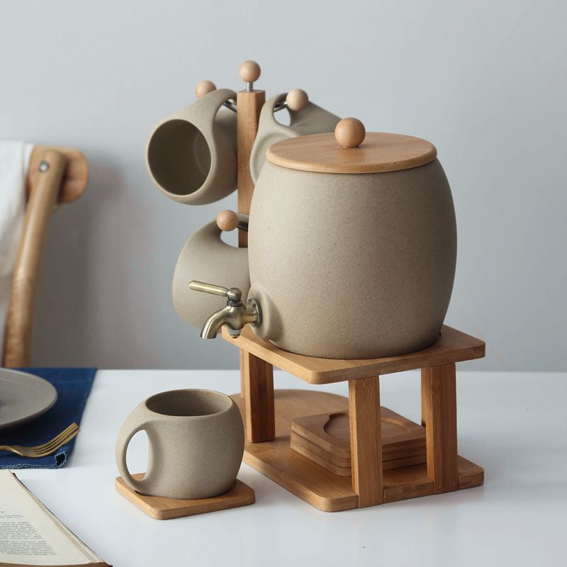 Creative Ceramic Cup Set Household Cup Bottle