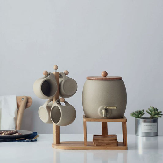 Creative Ceramic Cup Set Household Cup Bottle
