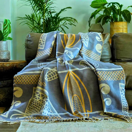 Throw Blanket | Basotho Iron Bone Throw | 150x165cm-0