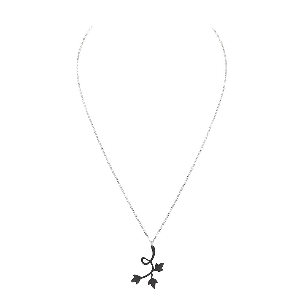 Evelyn Floral Pendant Necklace-1