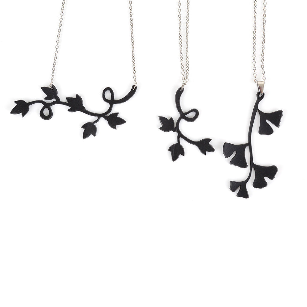 Evelyn Floral Pendant Necklace-3