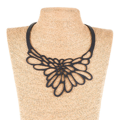 Edelweiss Upcycled Necklace-1