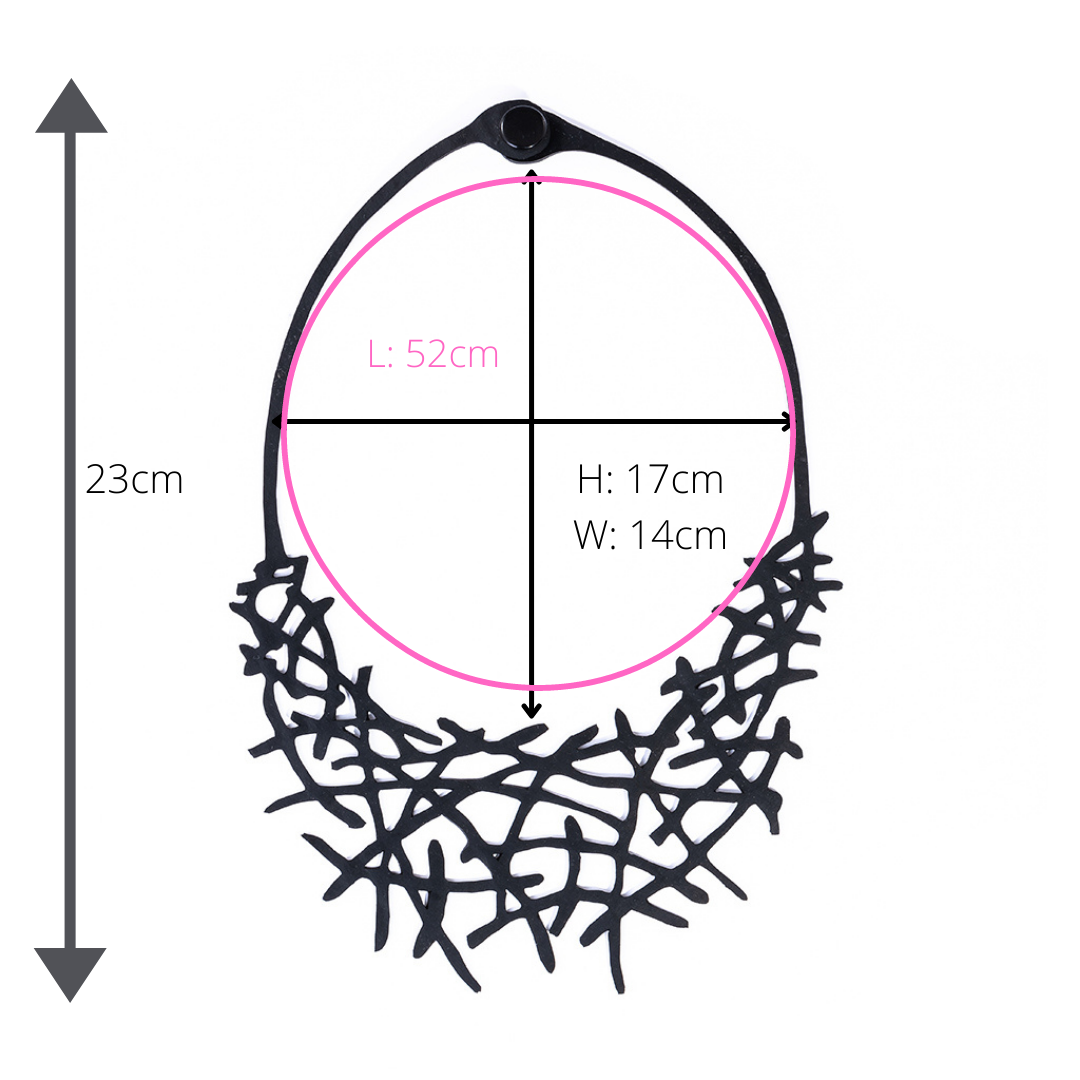 Alga Eco Friendly Rubber Necklace-4