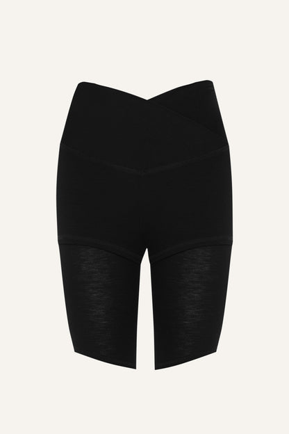 Women's Seacell Sports Shorts - Black-0