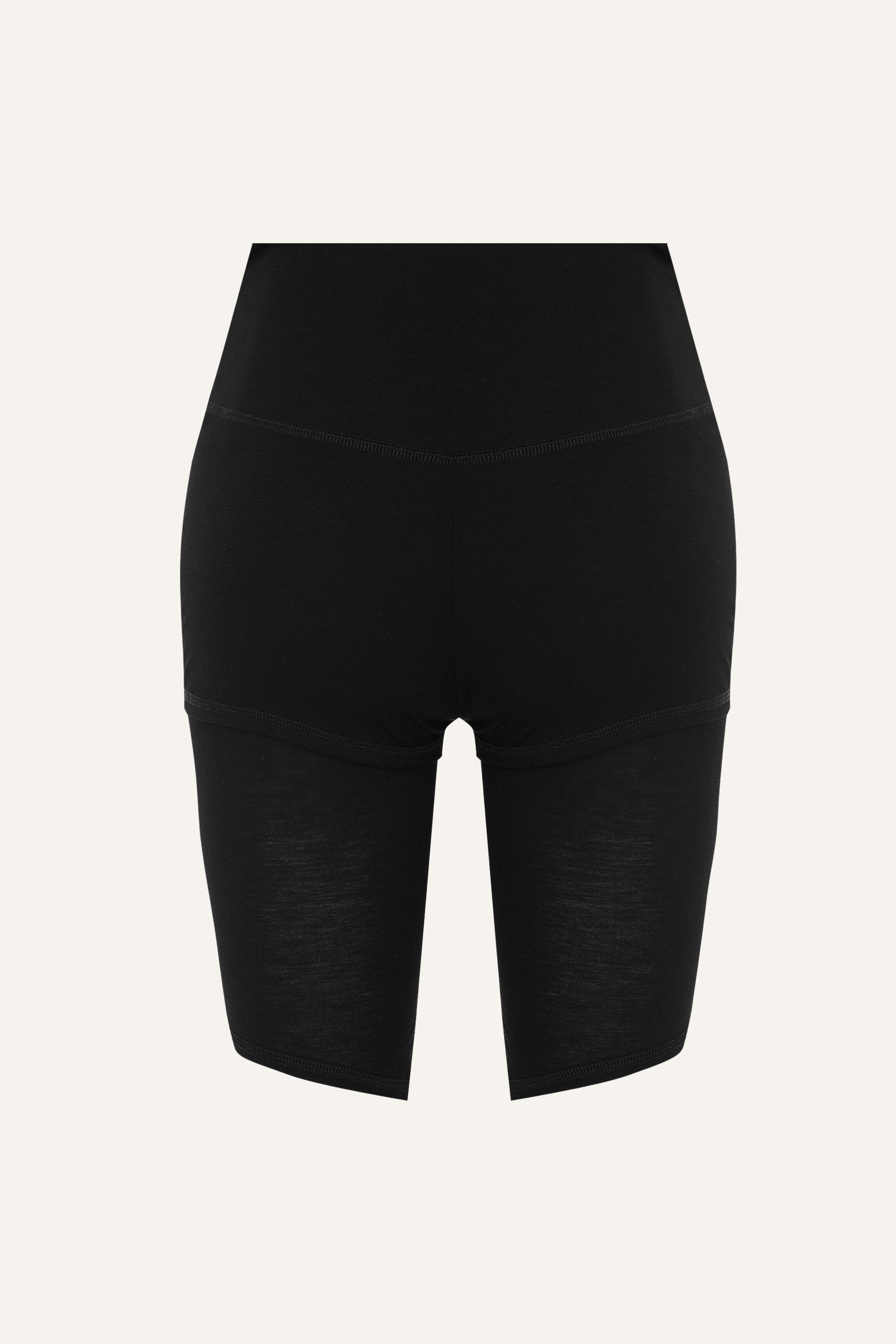 Women's Seacell Sports Shorts - Black-2
