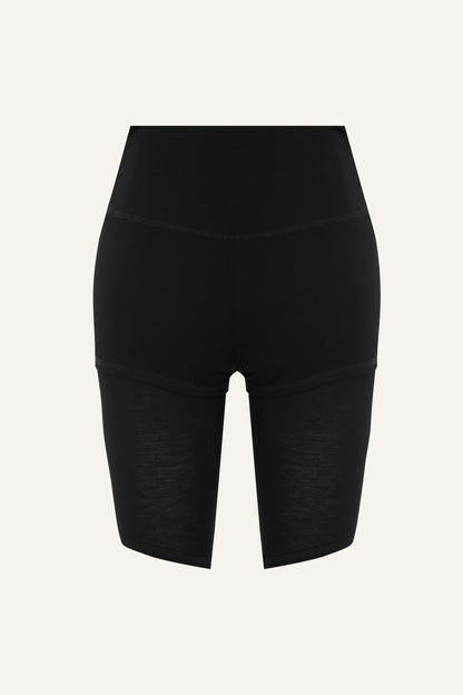 Women's Seacell Sports Shorts - Black-2