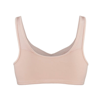 Peony-Silk & Organic Cotton Non Wired Bra-4
