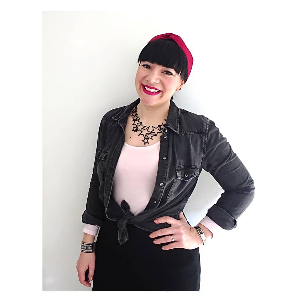Star Upcycle Inner Tube Necklace-2