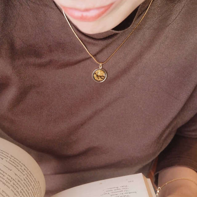 Virgo Zodiac Sign Sustainable Necklace-4