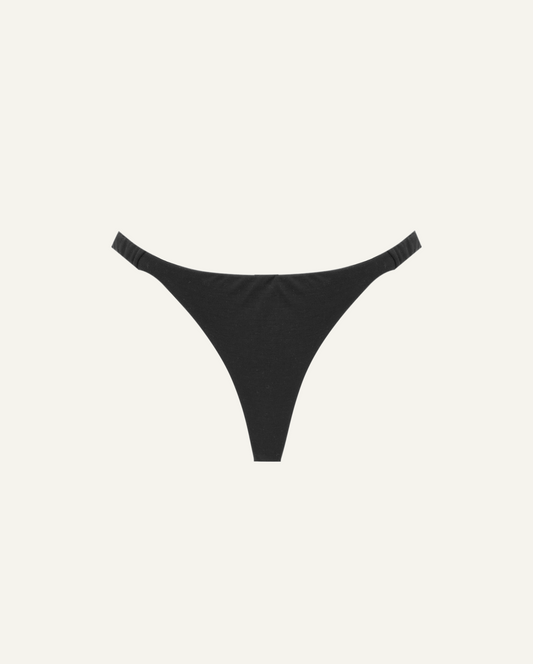 Merino Wool Brazilian Briefs – Black-0