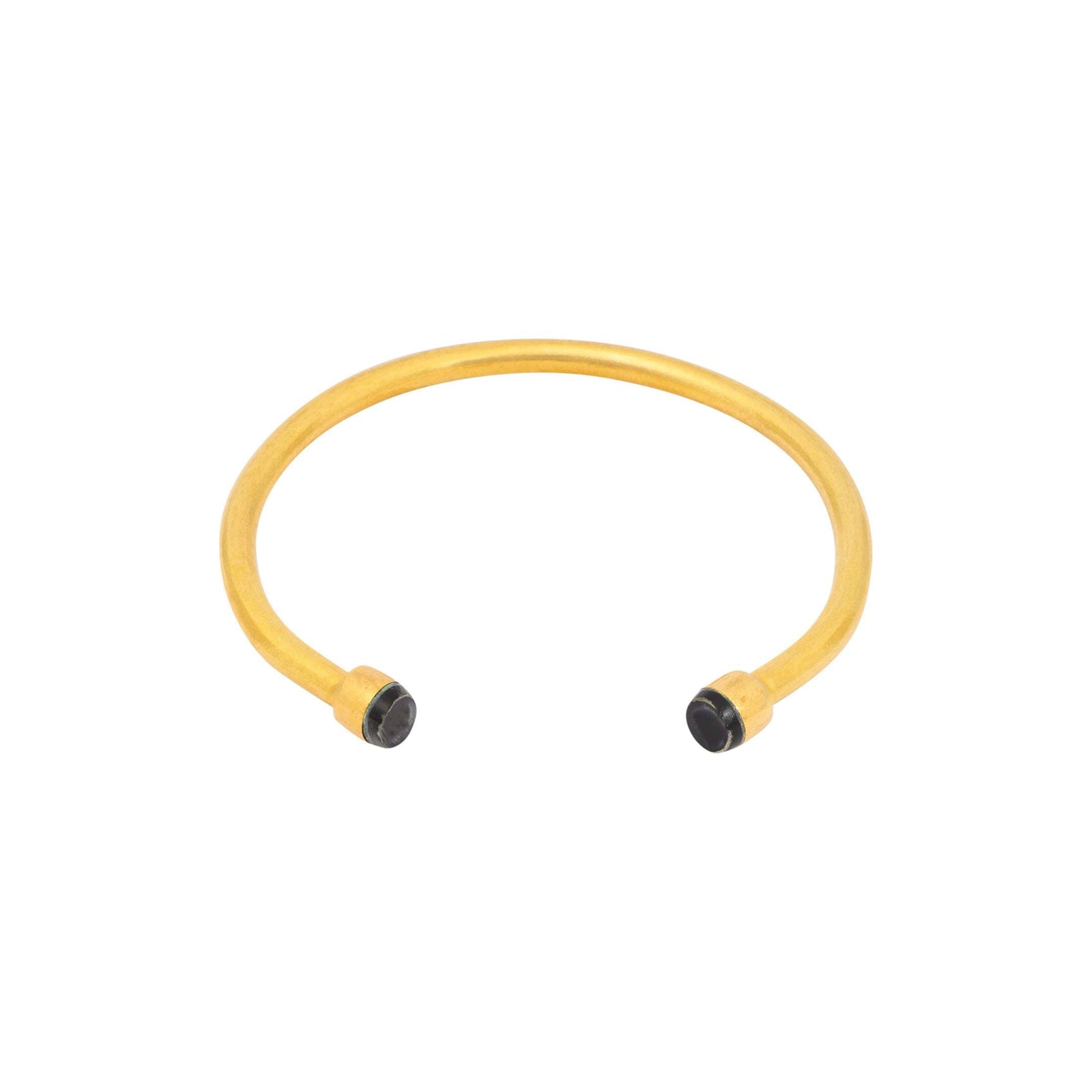 Kushikamana Recycled Brass Bangle (2 Colours)-1