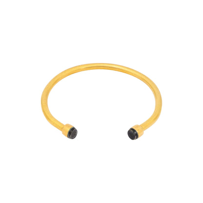 Kushikamana Recycled Brass Bangle (2 Colours)-1