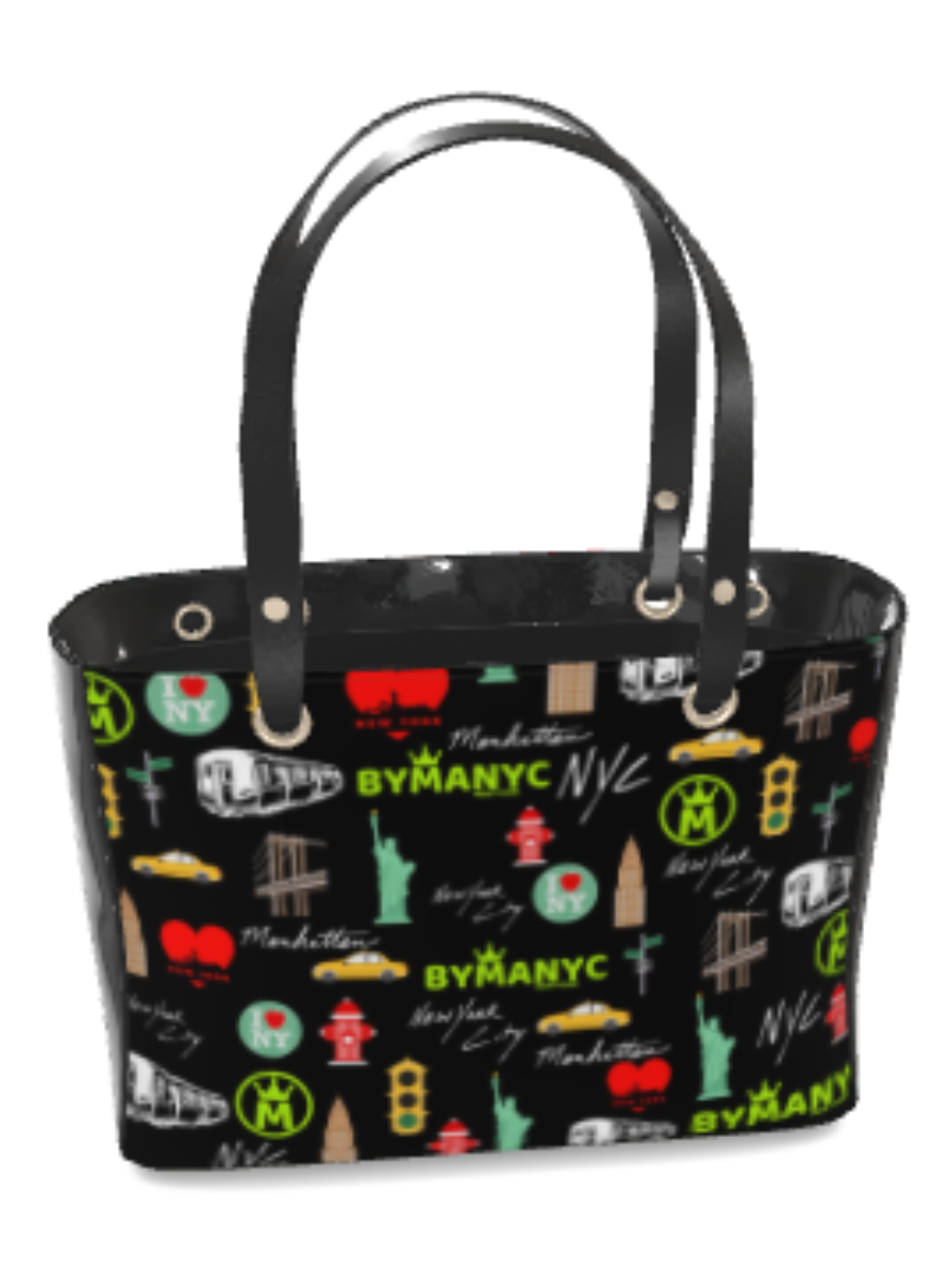 LA VIE EN ROSE Manhattan Handbag BYMANYC ® New York Vegan Elegance-1