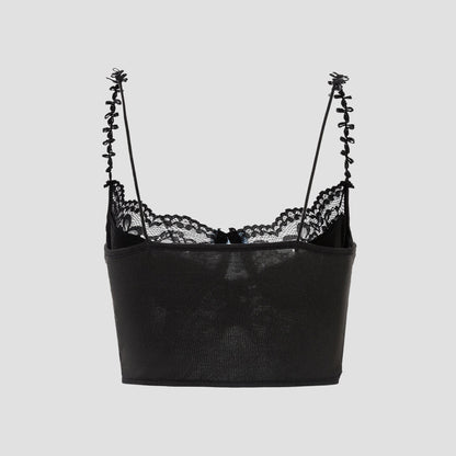 Lace Corset Top with Butterfly Bow and Boning For Women, Meatpacking District, BYMANYC New York.