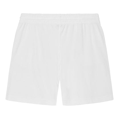 White Terry Shorts-2