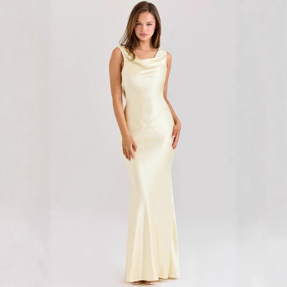 Off-the-Shoulder Fitted Chiffon Dress For Women, Upper West Side, BYMANYC New York.