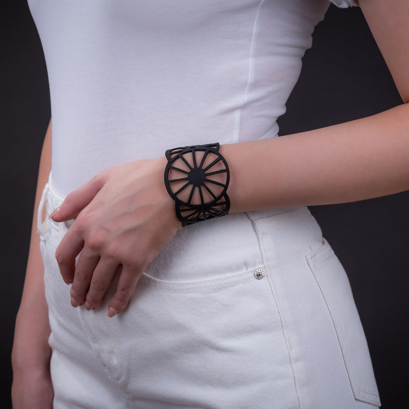 Water Wheel Rubber Bracelet-0
