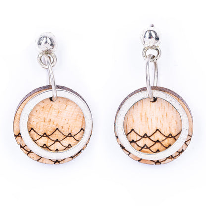 Beach Eco-friendly Recycled Wood Earrings-1