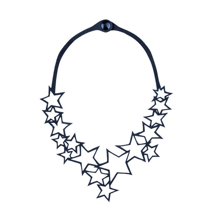 Star Upcycle Inner Tube Necklace-4