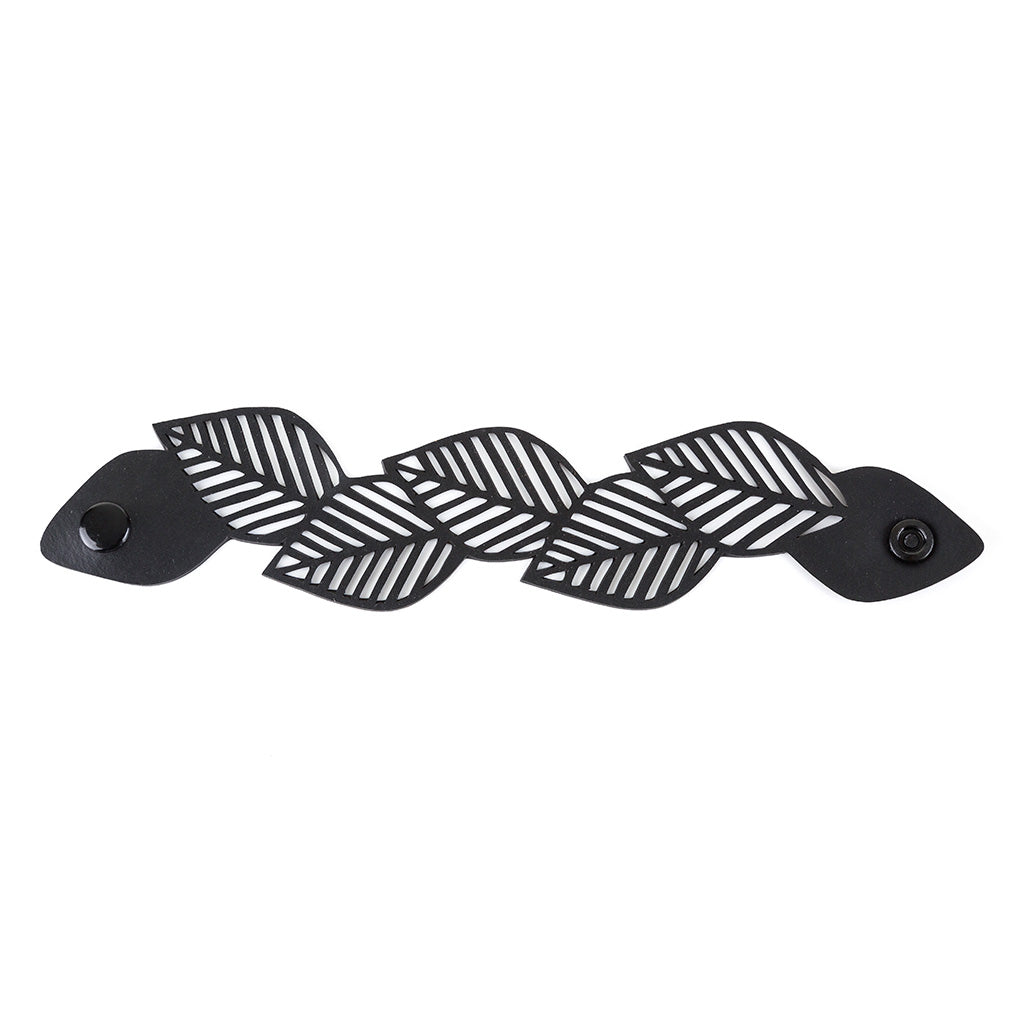 Sweet Cherry Leaf Rubber Bracelet-2