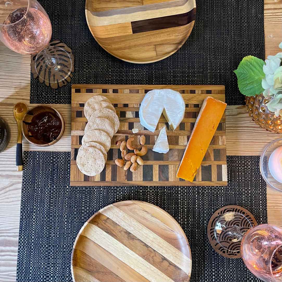 Upcycled End Grain Cutting Board - Pattern B (2 Sizes Available)-1