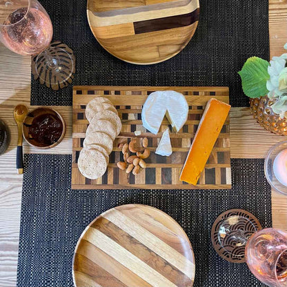 Upcycled End Grain Cutting Board - Pattern B (2 Sizes Available)-1