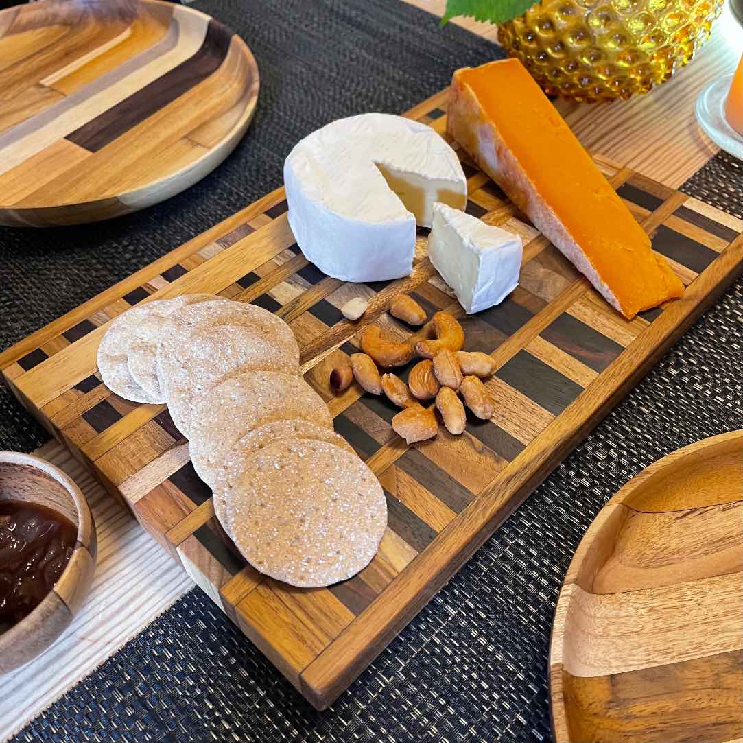 Upcycled End Grain Cutting Board - Pattern B (2 Sizes Available)-3