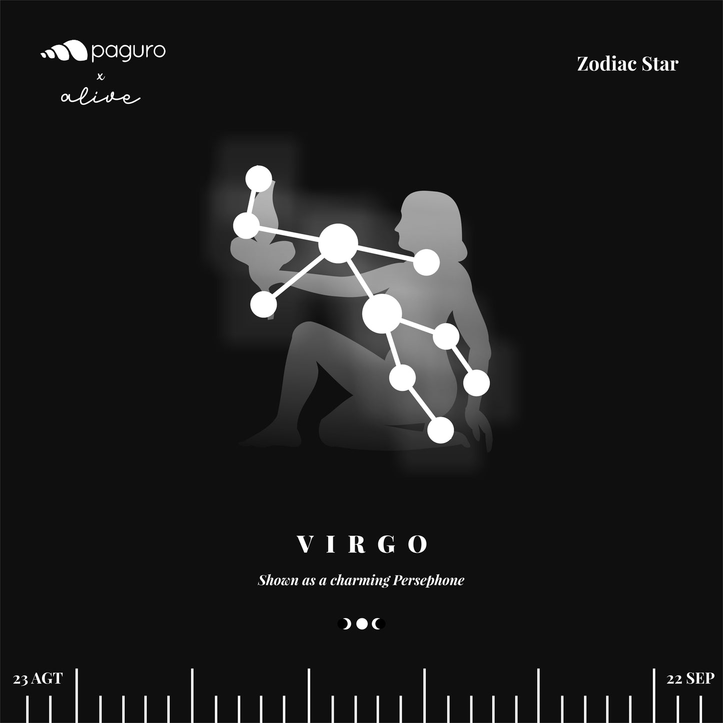 Virgo Zodiac Sign Sustainable Necklace-3