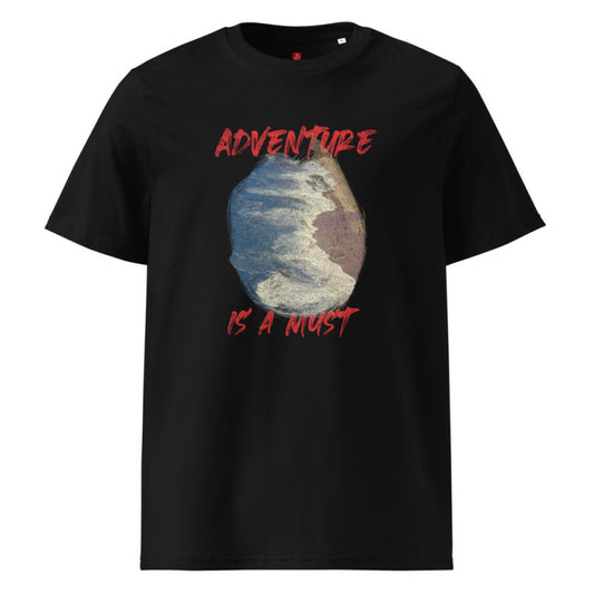 Adventure Is a Must - Organic Cotton T-Shirt – Eco-Friendly Design-0