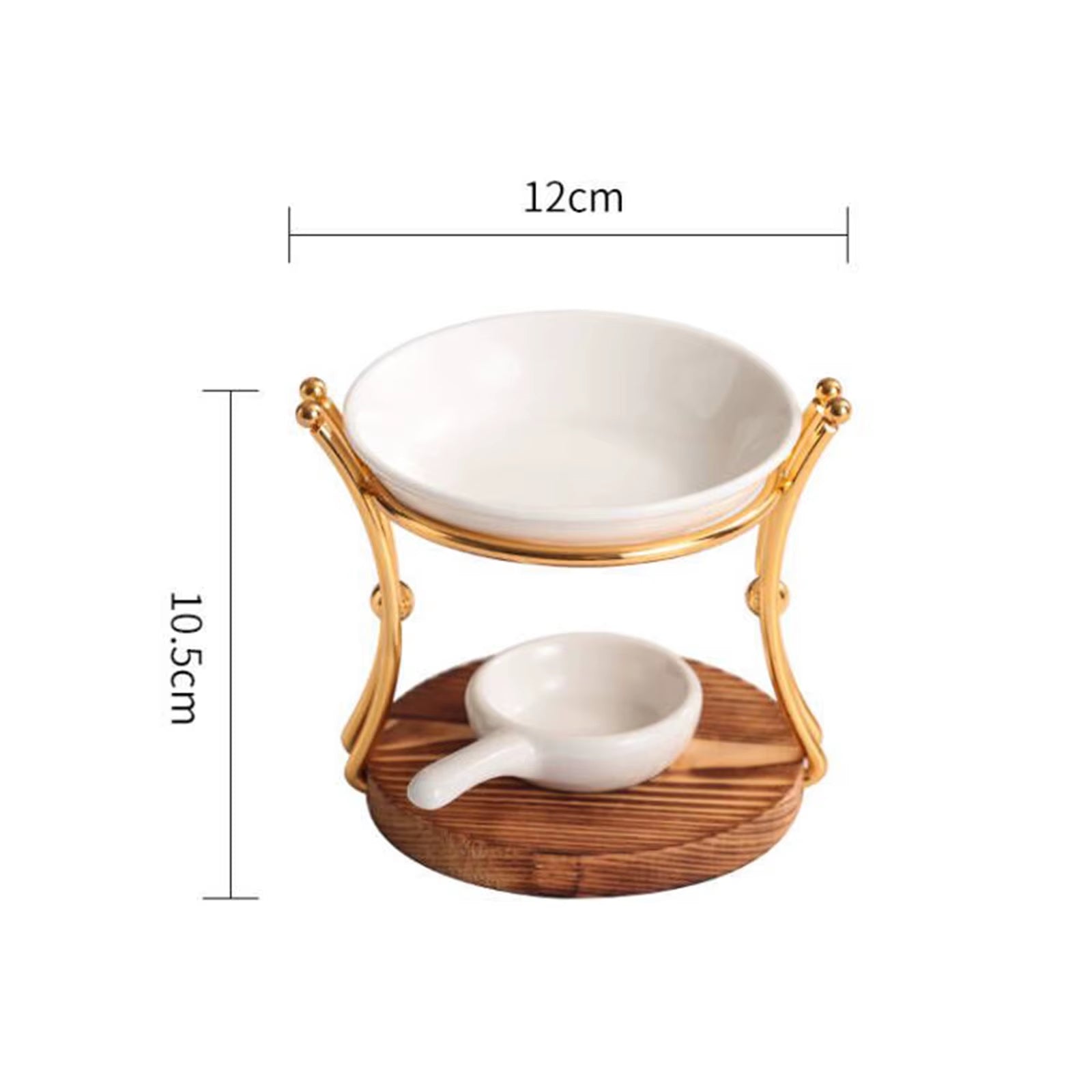 Essential Oil Burner Scented Wax Melt Burner Tealight Candle Holder Diffuser Ceramic Furnace Oil Warmer for Yoga Decor Ornament