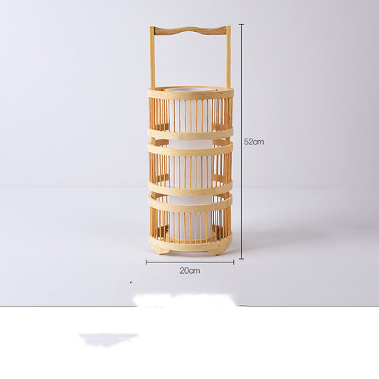 Store Bed and Breakfast Bedroom Bamboo Floor Lamp
