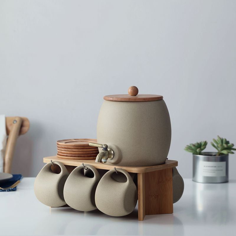 Creative Ceramic Cup Set Household Cup Bottle