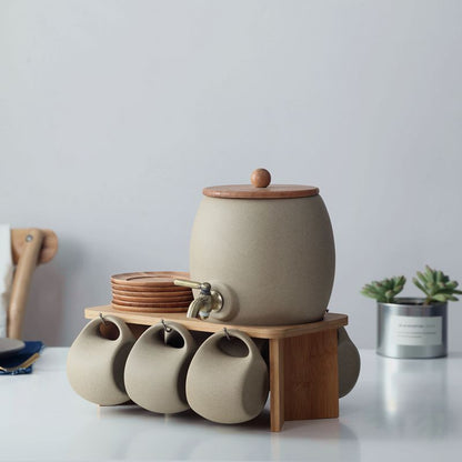 Creative Ceramic Cup Set Household Cup Bottle