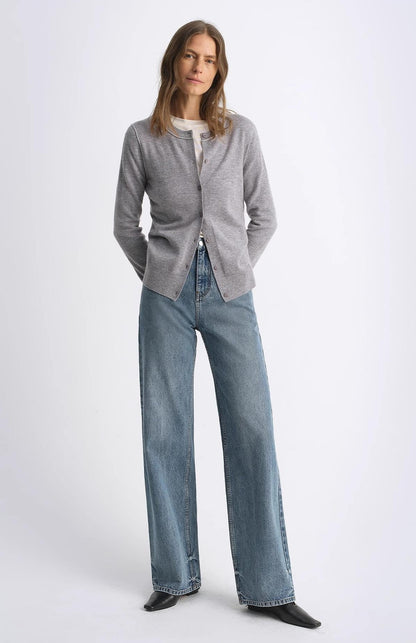 Classic Retro Old Money Style, Craft Washed Organic Cotton, Retro Straight Slim Jeans