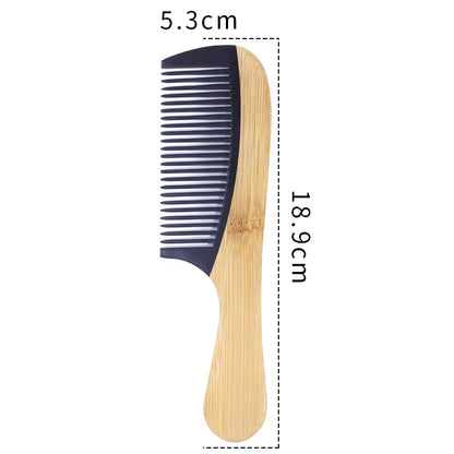 Natural Bamboo Wooden Tail Hair Combs Anti-Static Hairs Care Healthy Massage Close-Tooth Comb Professional Barber Styling Tools
