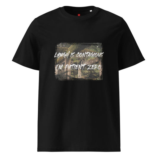 Laugh Is Contagious - Organic Cotton T-Shirt – Forest Humor Design-0