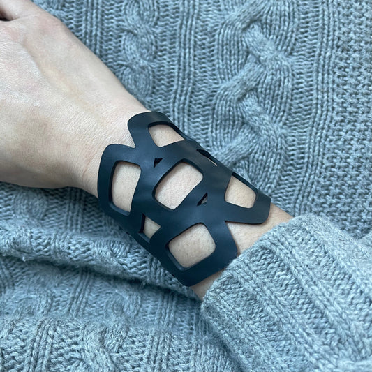 Eco Friendly Chain Recycled Rubber Bracelet-0