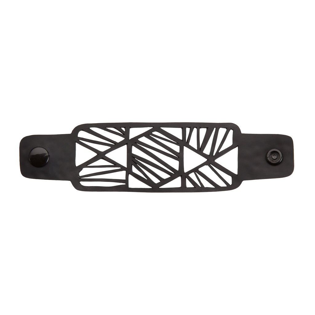 Paguro Upcycle Honeycomb Recycled Rubber Bracelet Eco Cuff-2