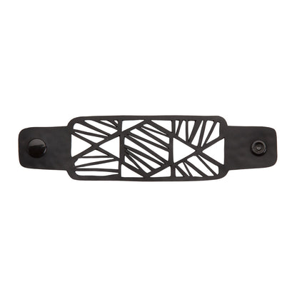 Paguro Upcycle Honeycomb Recycled Rubber Bracelet Eco Cuff-2