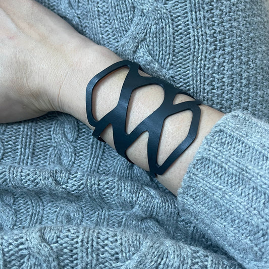Mosaic Recycled Rubber Bracelet-0