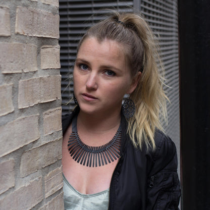 Fishbone Inner Tube Necklace-0