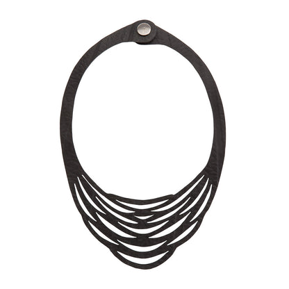 Autumn Vegan Statement Necklace for Women - Paguro Upcycle-1