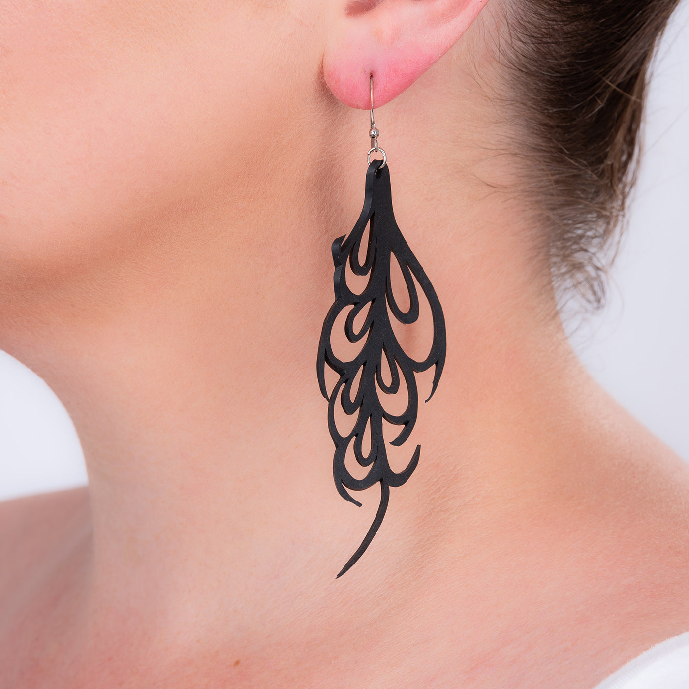 Bella Elegant Art Nouveau Inner Tube Earrings-0