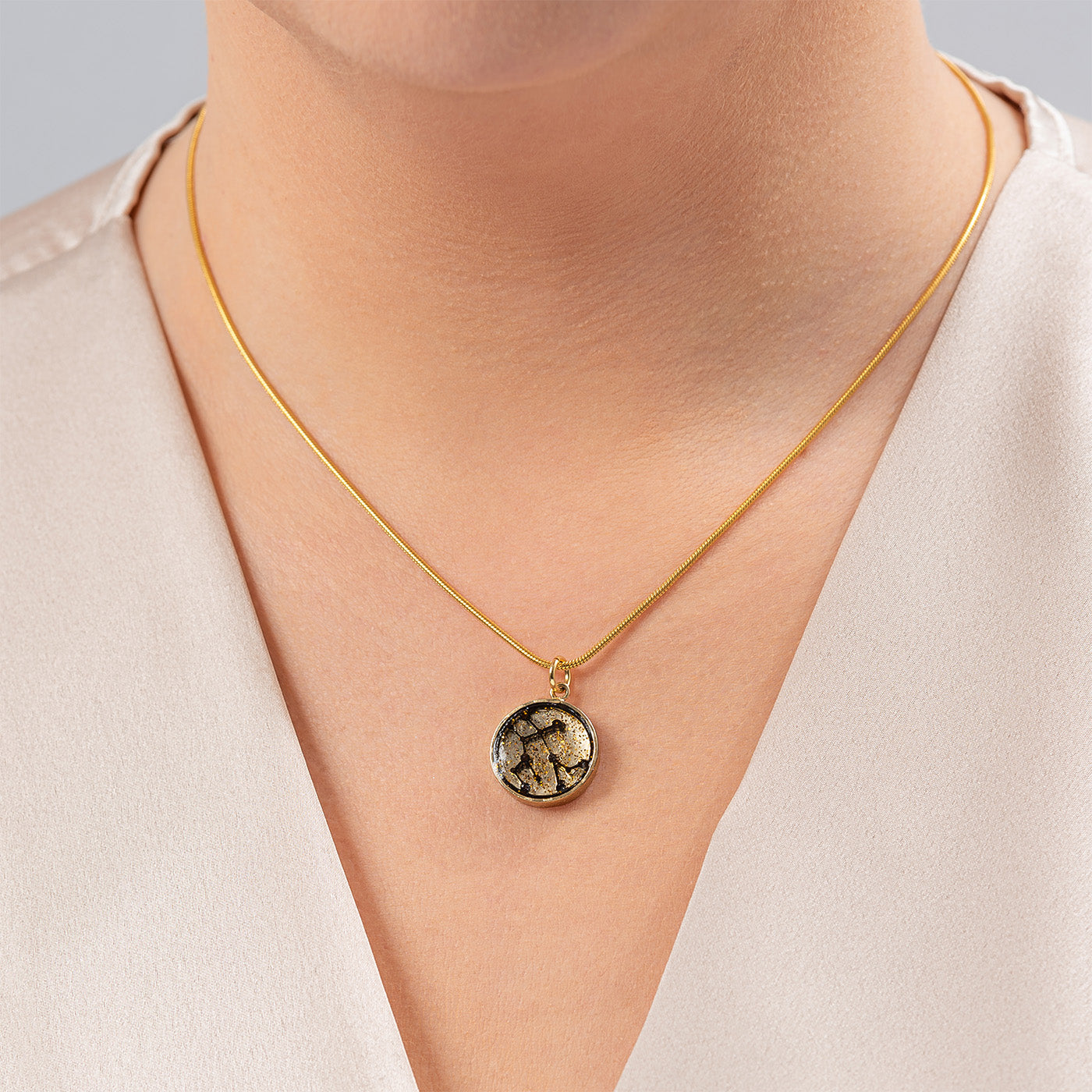 Virgo Zodiac Sign Sustainable Necklace-0