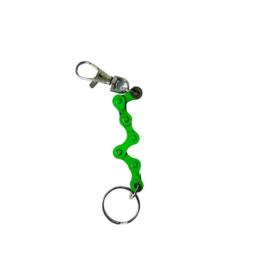 Paguro Upcycle Recycled Bike Chain Keyring Vegan Keychain-7