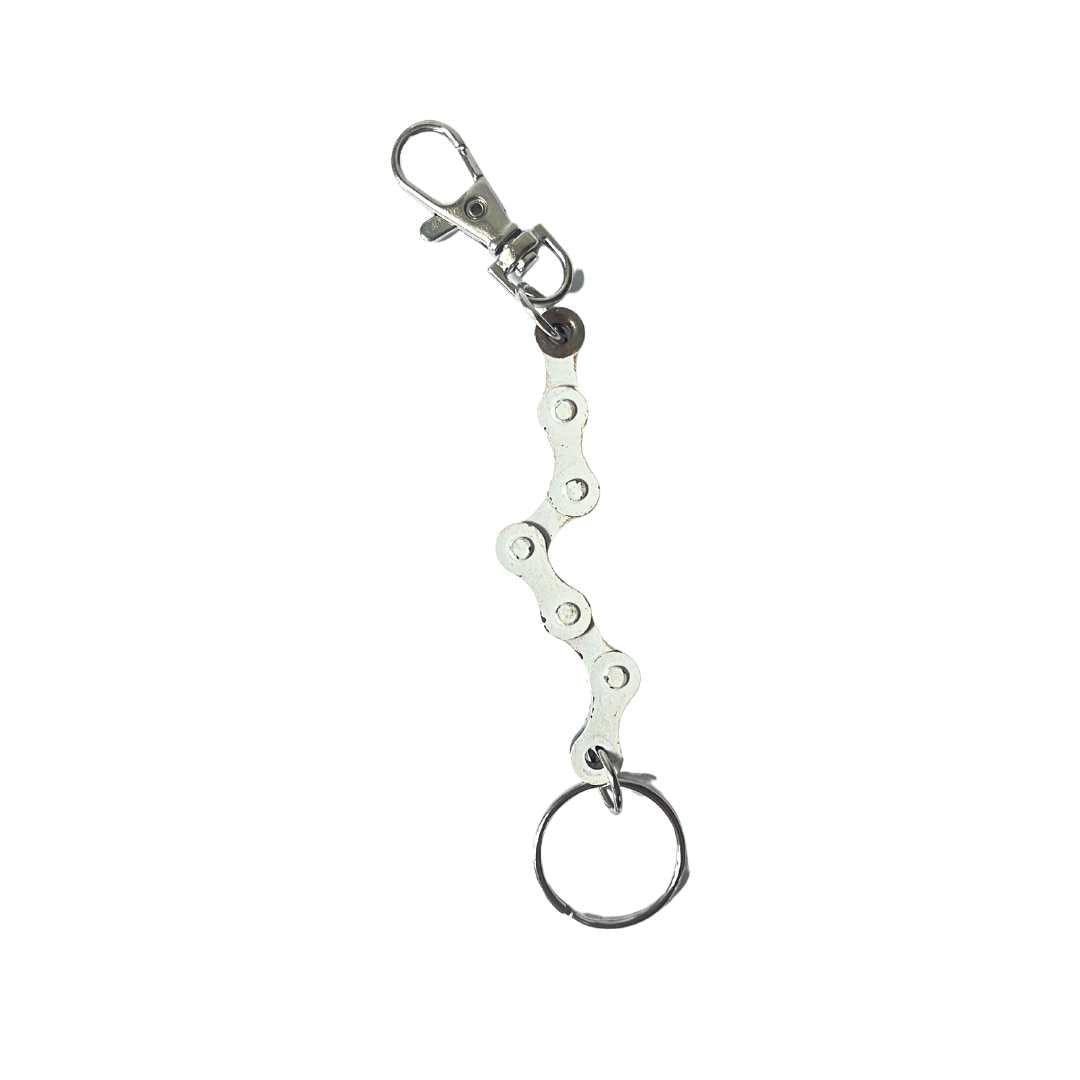 Paguro Upcycle Recycled Bike Chain Keyring Vegan Keychain-8