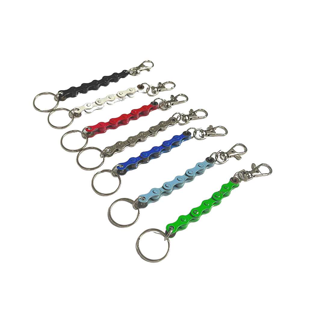 Paguro Upcycle Recycled Bike Chain Keyring Vegan Keychain-2