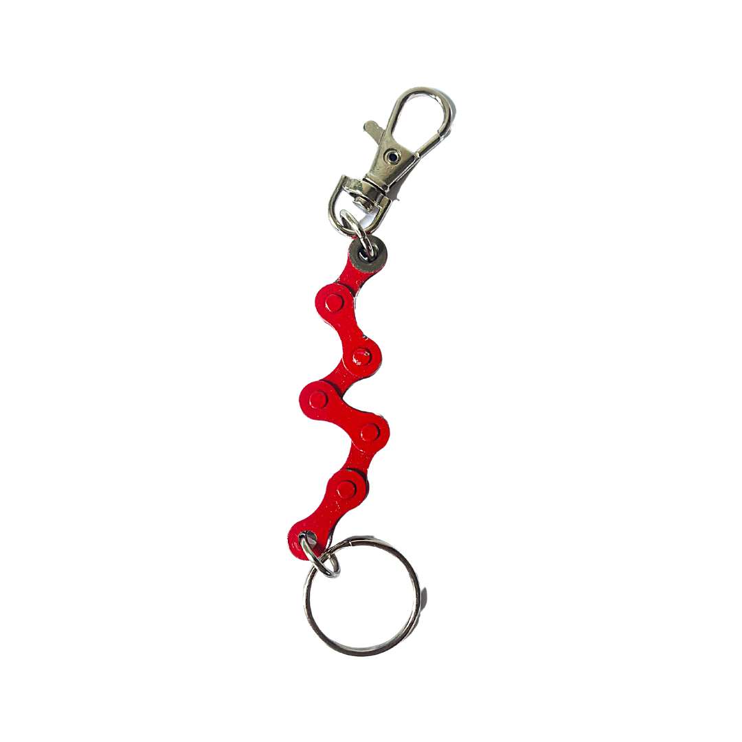 Paguro Upcycle Recycled Bike Chain Keyring Vegan Keychain-10